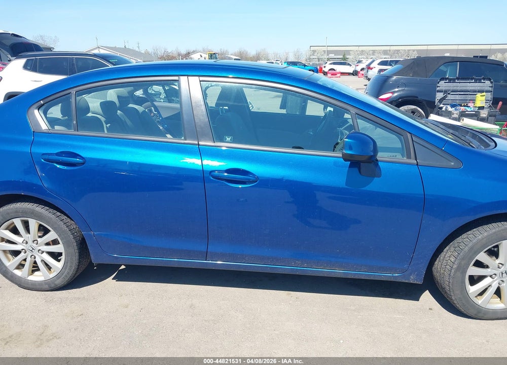 2012 HONDA CIVIC EX VIN: 19XFB2F80CE001271
