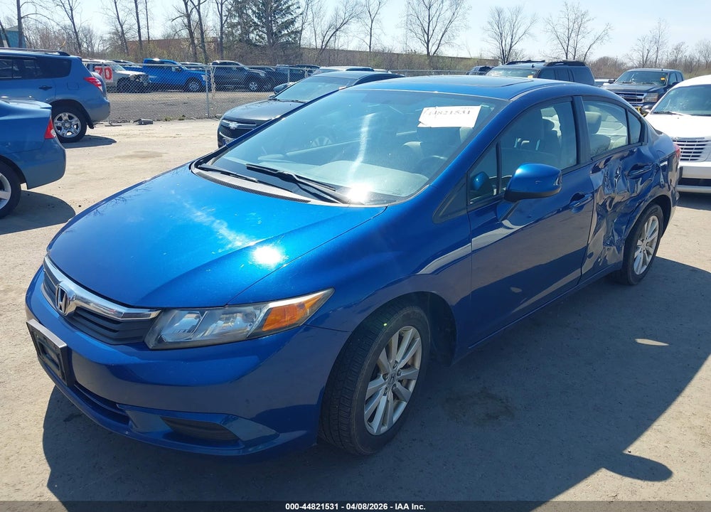 2012 HONDA CIVIC EX VIN: 19XFB2F80CE001271