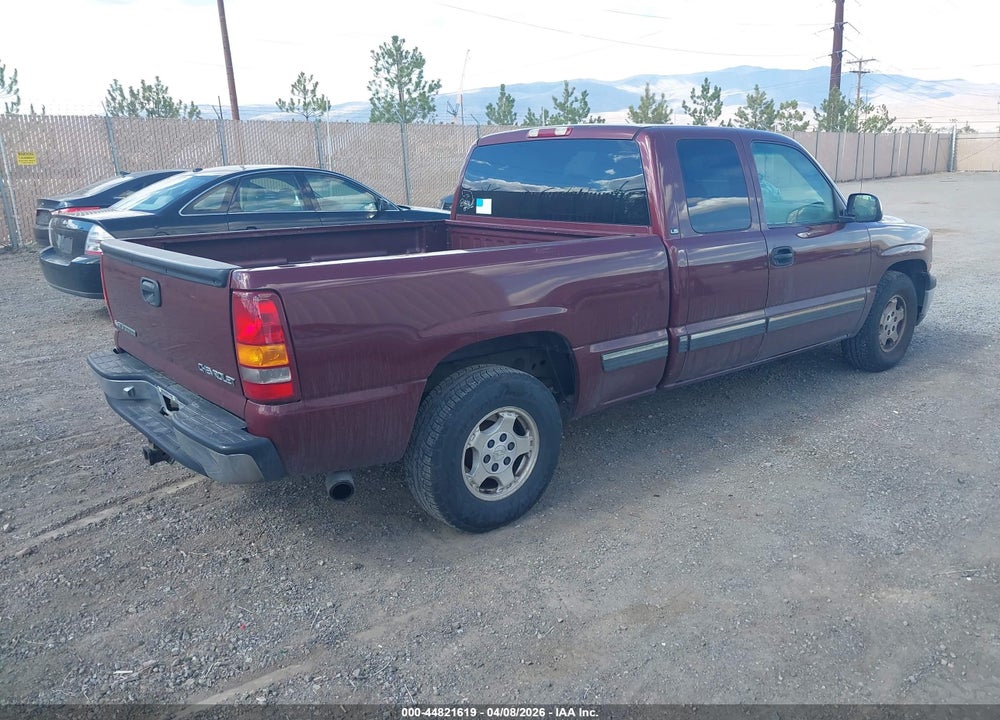 2001 CHEVROLET SILVERADO 1500 LS VIN: 2GCEC19T911312856