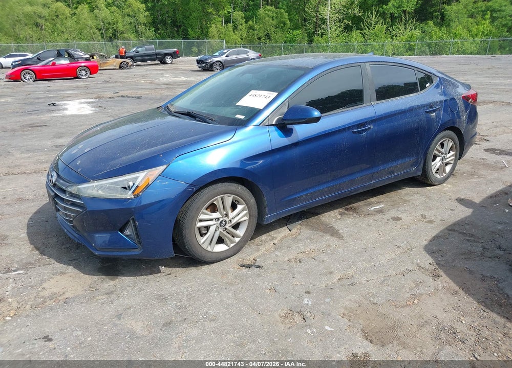 2019 HYUNDAI ELANTRA SEL VIN: 5NPD84LF2KH461224