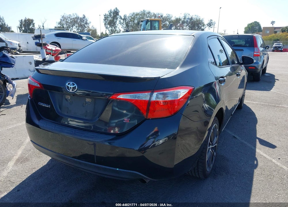 2015 TOYOTA COROLLA S PLUS VIN: 5YFBURHE1FP257958