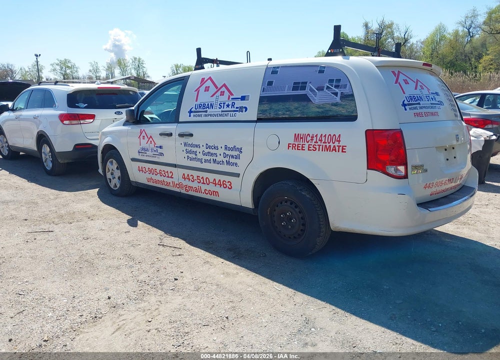 2012 RAM CARGO C/V VIN: 2C4RDGAG2CR281180
