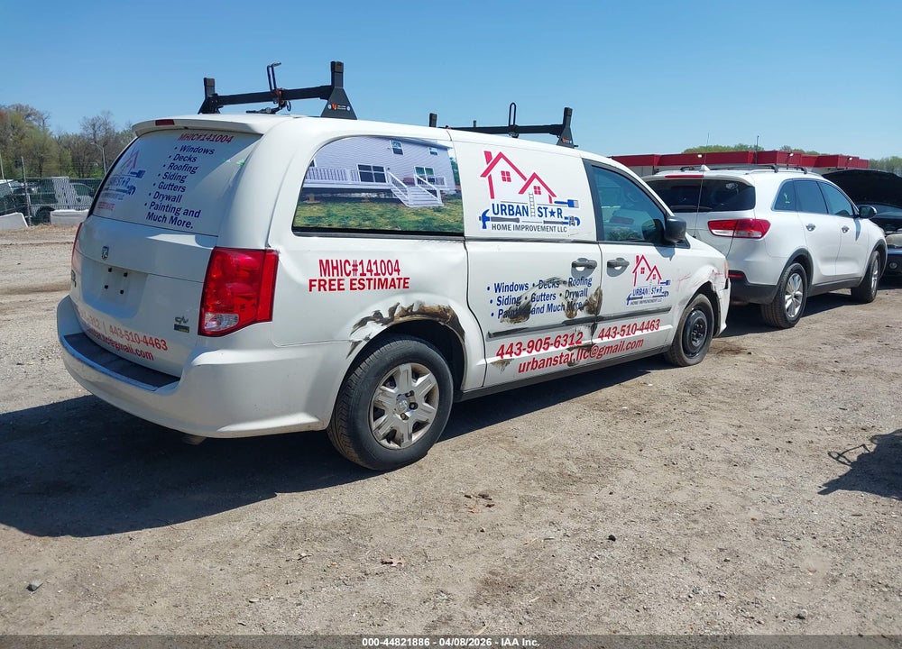 2012 RAM CARGO C/V VIN: 2C4RDGAG2CR281180
