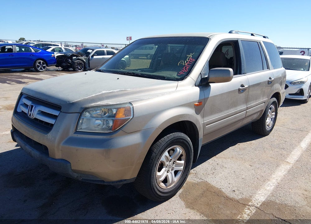 2008 HONDA PILOT VP VIN: 5FNYF18288B041325