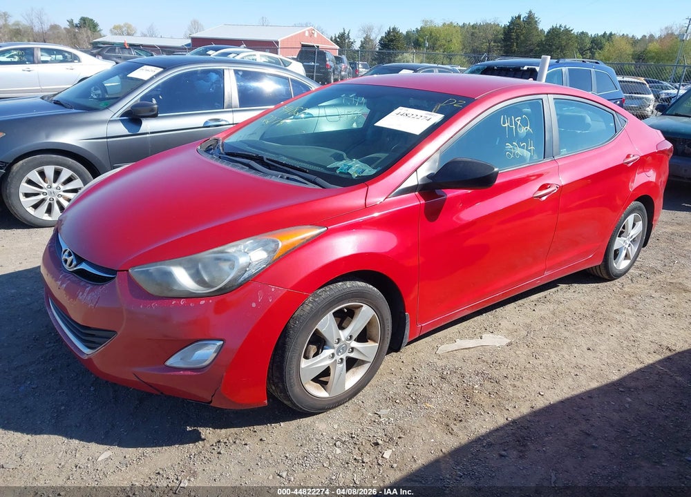 2013 HYUNDAI ELANTRA GLS VIN: KMHDH4AE5DU938016