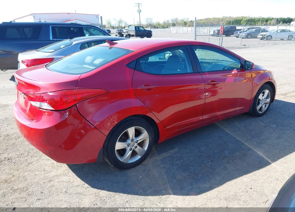 2013 HYUNDAI ELANTRA GLS VIN: KMHDH4AE5DU938016