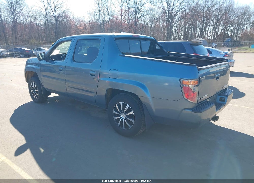 2008 HONDA RIDGELINE RTL VIN: 2HJYK16558H522339