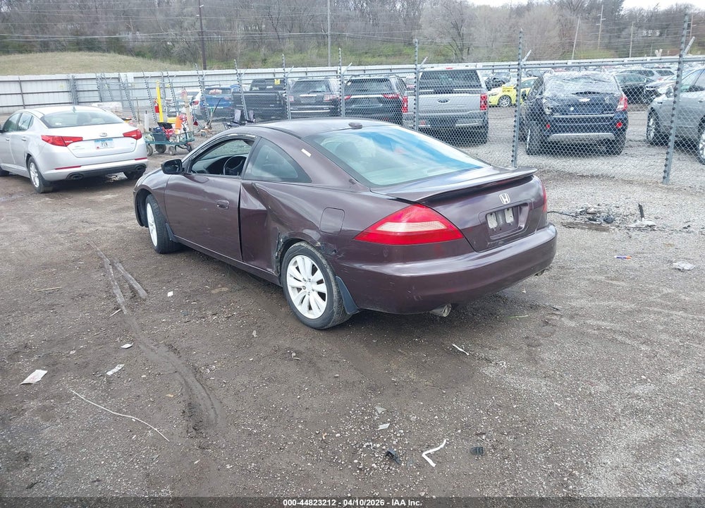 2005 HONDA ACCORD CPE EX-L V6 VIN: 1HGCM82675A013834