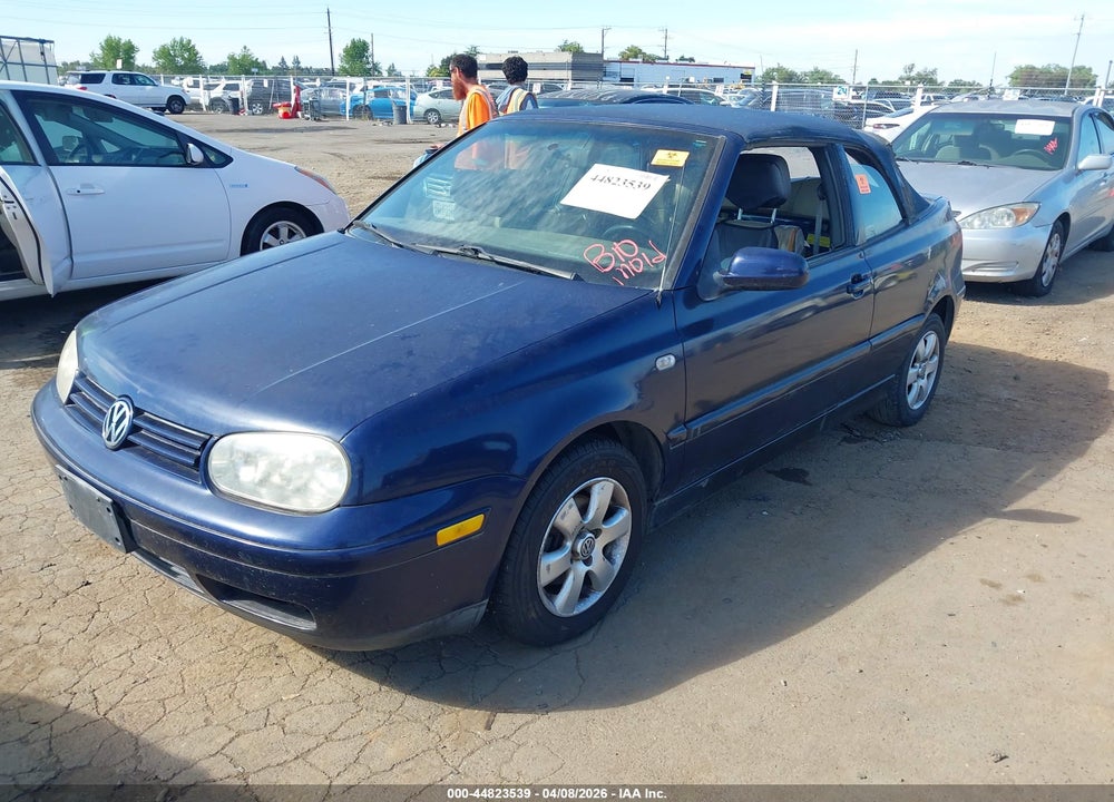 2002 VOLKSWAGEN CABRIO GLX VIN: 3VWDC21V72M810558