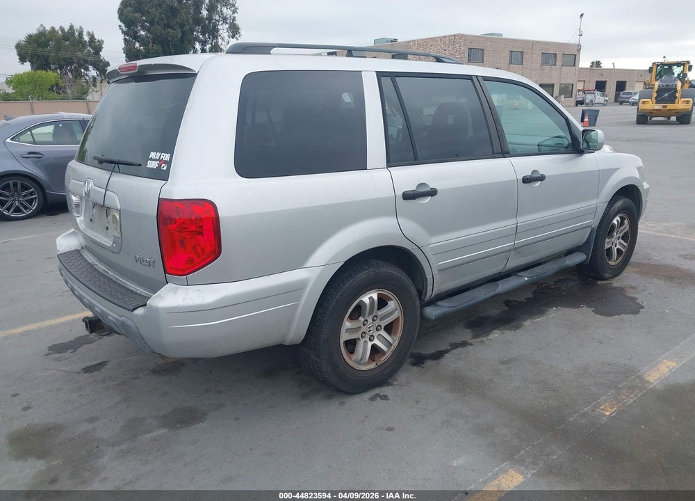 2005 HONDA PILOT EX-L VIN: 2HKYF18665H568585