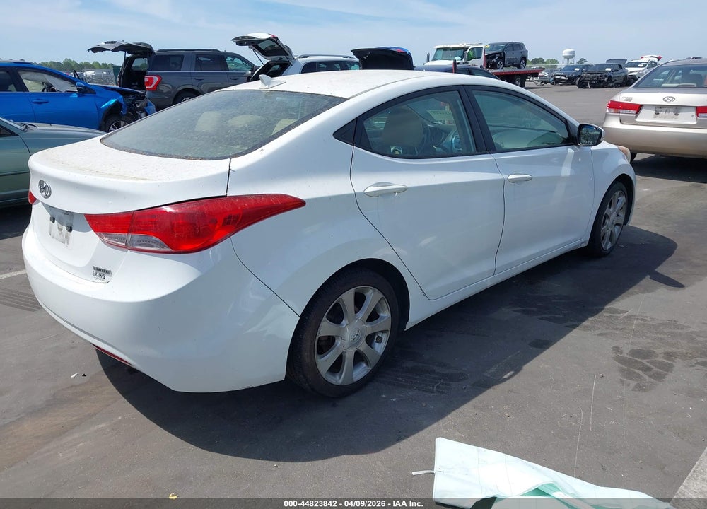 2012 HYUNDAI ELANTRA LIMITED VIN: 5NPDH4AE9CH111651