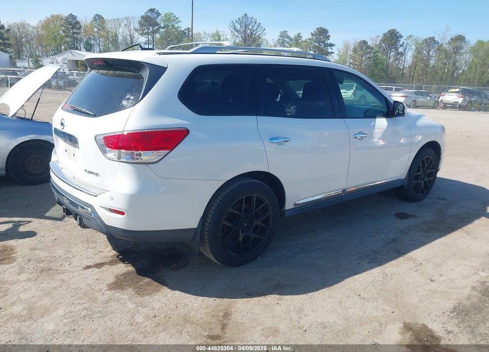 2013 NISSAN PATHFINDER PLATINUM VIN: 5N1AR2MN0DC645601