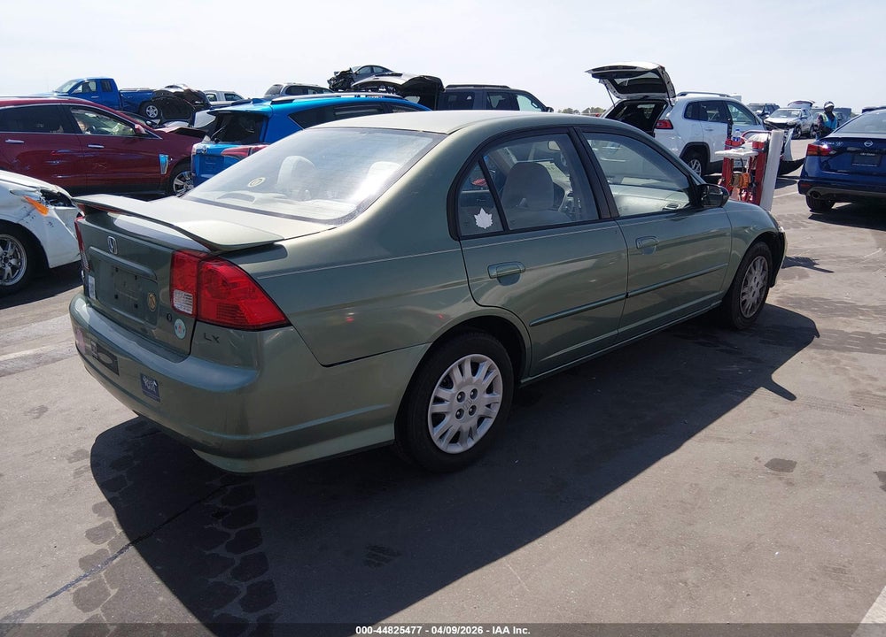 2004 HONDA CIVIC LX VIN: 2HGES15554H512477