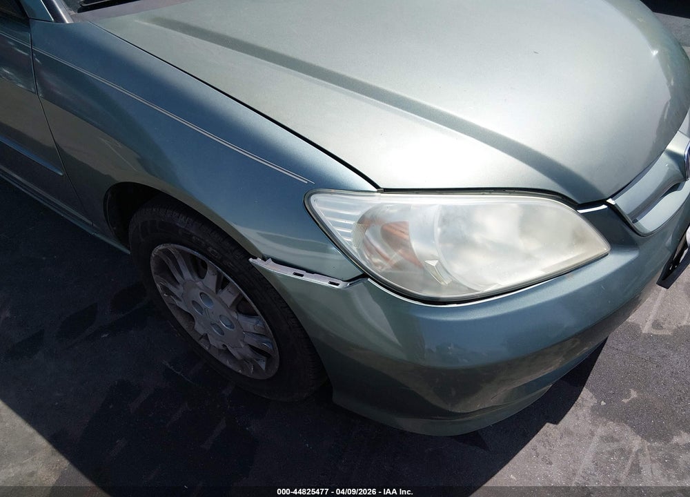 2004 HONDA CIVIC LX VIN: 2HGES15554H512477