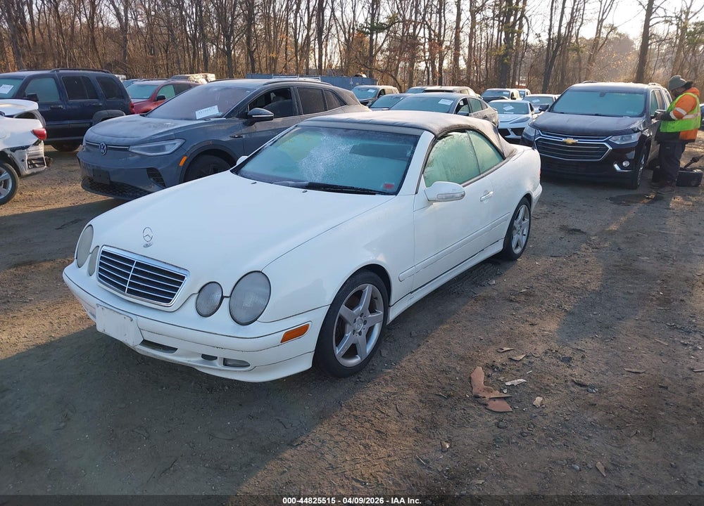 2002 MERCEDES-BENZ CLK 320 VIN: WDBLK65G52T115516