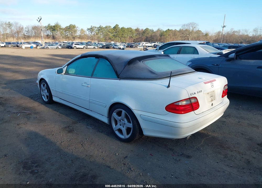 2002 MERCEDES-BENZ CLK 320 VIN: WDBLK65G52T115516