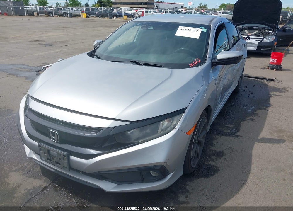2019 HONDA CIVIC SPORT VIN: 2HGFC2F8XKH507112