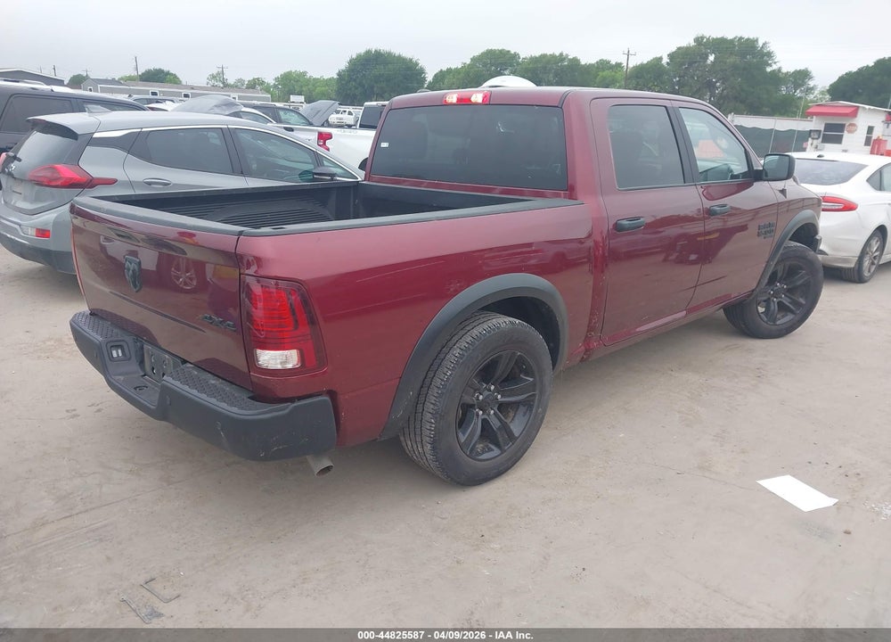 2024 RAM 1500 CLASSIC WARLOCK  4X4 5'7 BOX VIN: 1C6RR7LG8RS148260