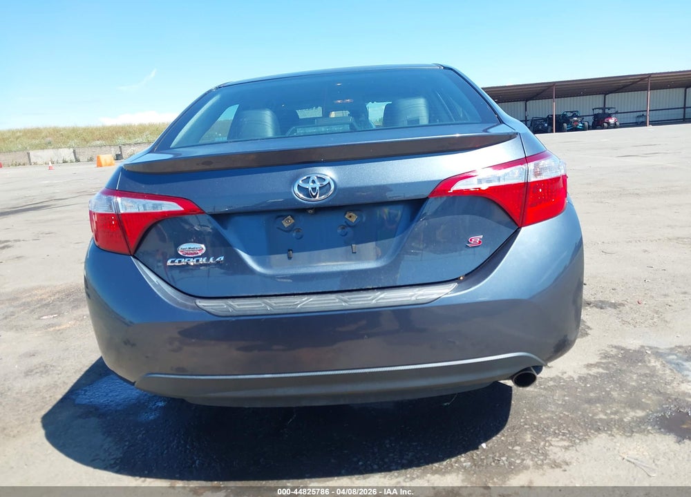 2016 TOYOTA COROLLA S VIN: 2T1BURHE3GC627857