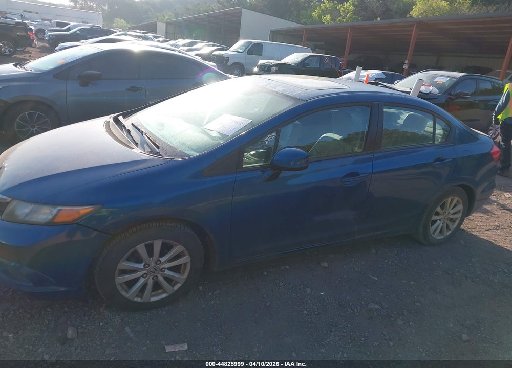 2012 HONDA CIVIC EX-L VIN: 2HGFB2F92CH571707