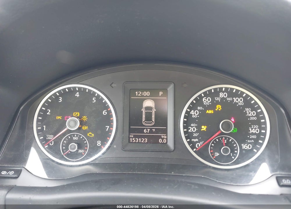 2015 VOLKSWAGEN TIGUAN S VIN: WVGAV7AX0FW547202