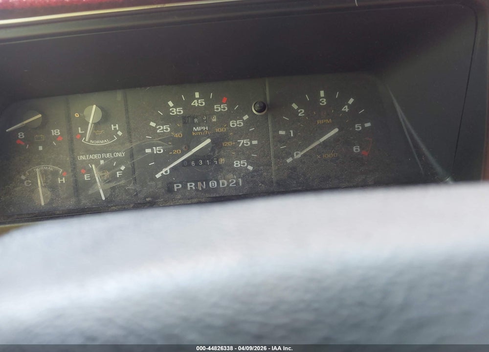1989 FORD BRONCO II VIN: 1FMCU14TXKUB24134