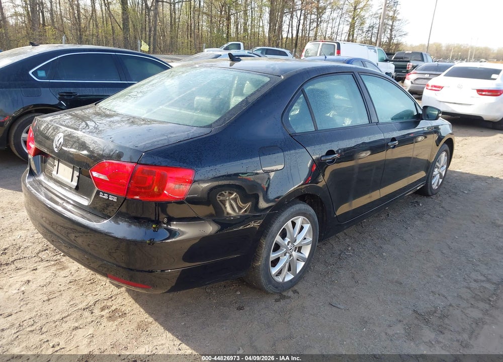2011 VOLKSWAGEN JETTA 2.5L SE VIN: 3VWDZ7AJXBM377116