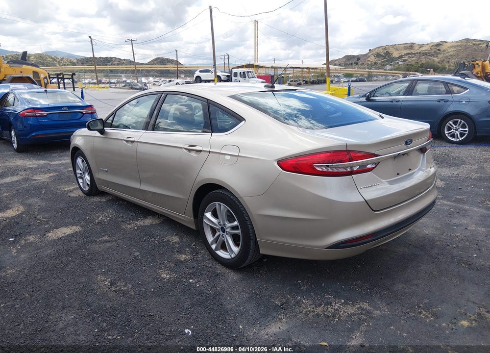 2018 FORD FUSION HYBRID S VIN: 3FA6P0UU4JR198379