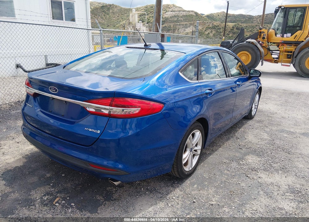 2018 FORD FUSION HYBRID S VIN: 3FA6P0UU7JR209438