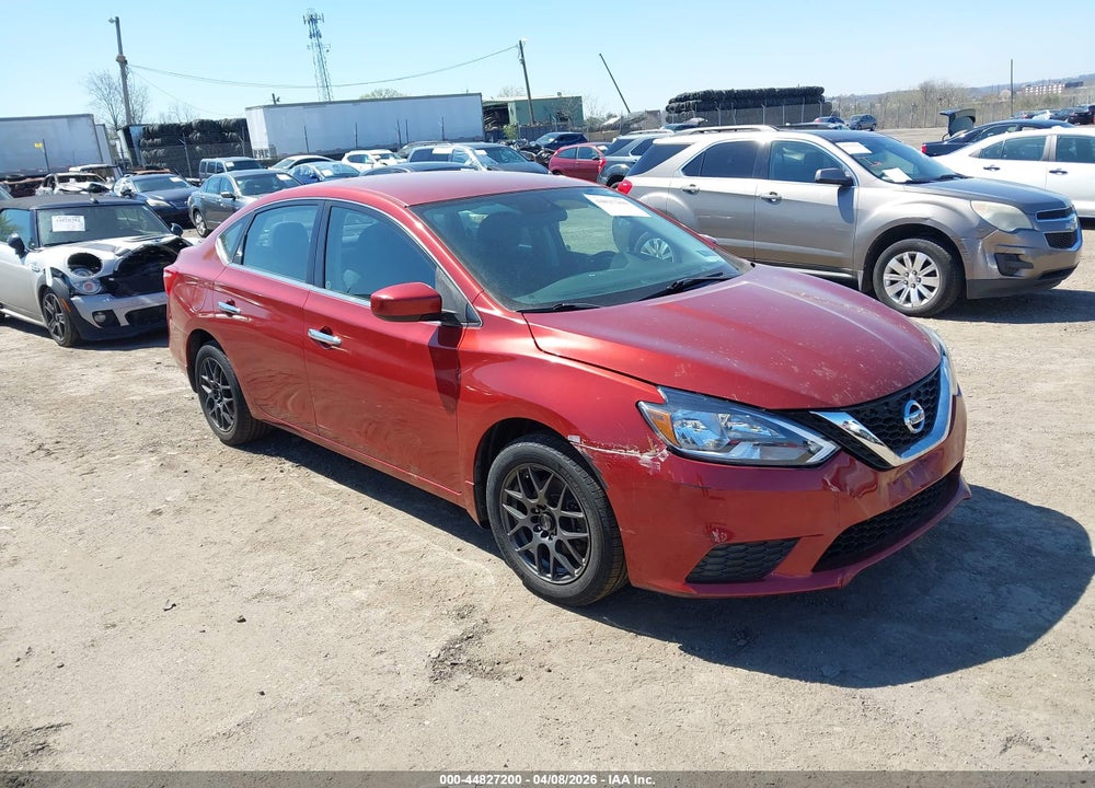 2016 NISSAN SENTRA SV VIN: 3N1AB7AP4GY329614
