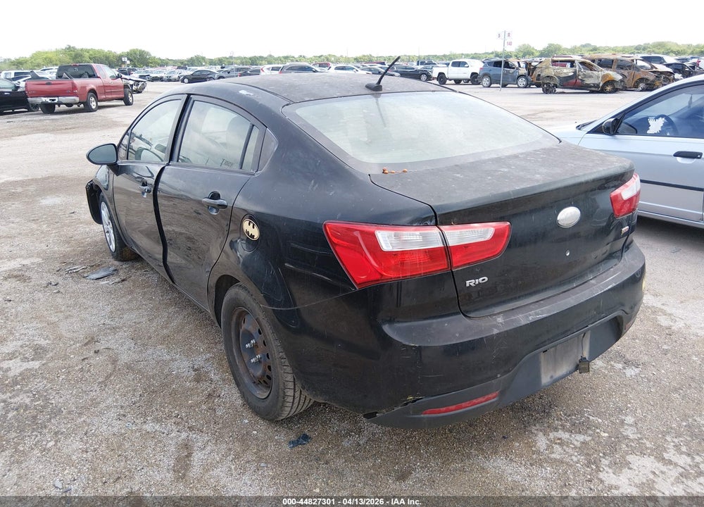 2013 KIA RIO LX VIN: KNADM4A35D6266412