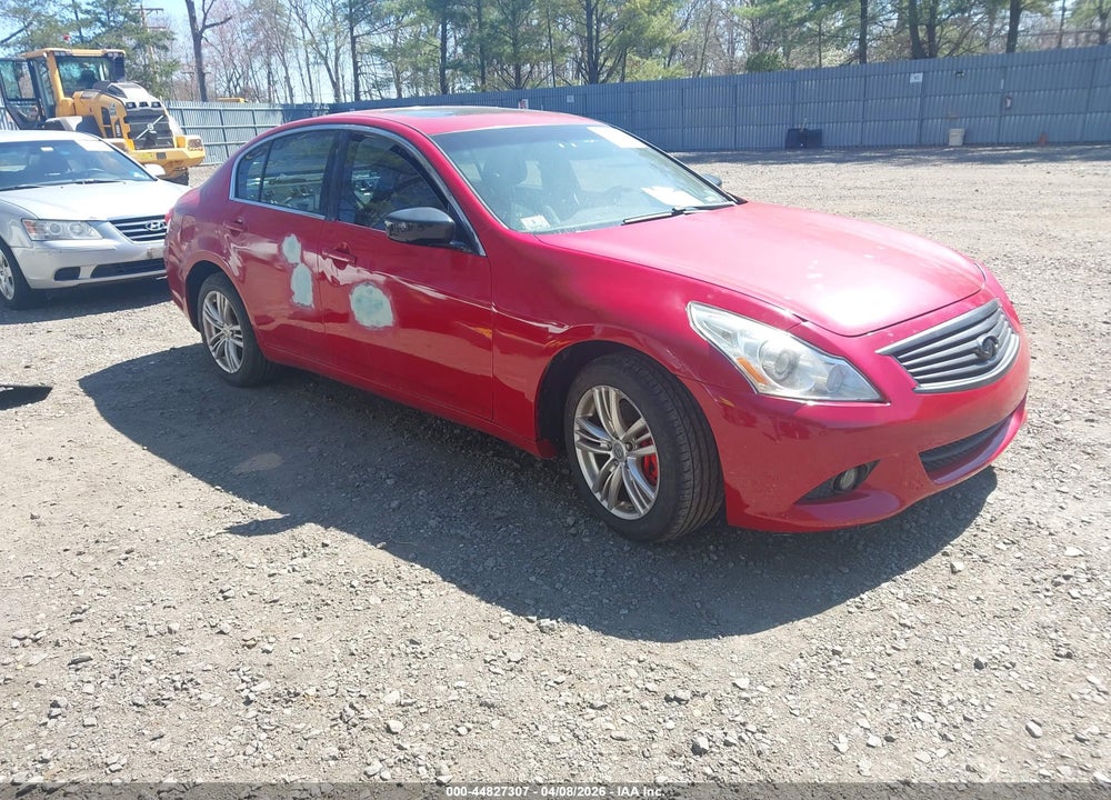 2012 INFINITI G25X VIN: JN1DV6AR1CM861206