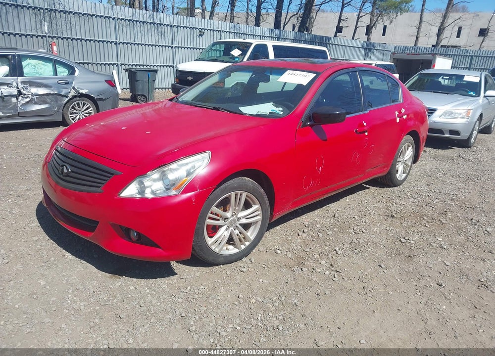 2012 INFINITI G25X VIN: JN1DV6AR1CM861206