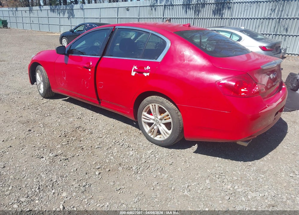 2012 INFINITI G25X VIN: JN1DV6AR1CM861206
