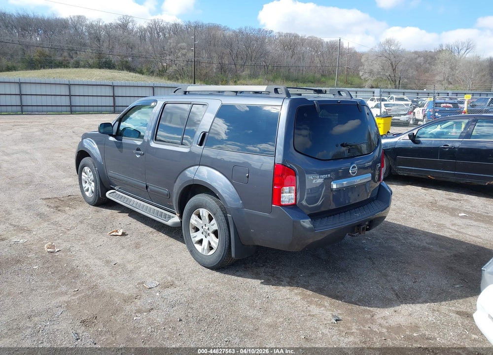2010 NISSAN PATHFINDER SE VIN: 5N1AR1NB3AC627524