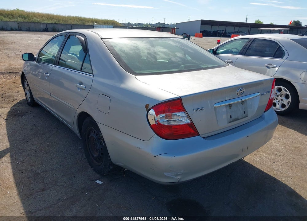 2004 TOYOTA CAMRY LE VIN: 4T1BE32K34U330039