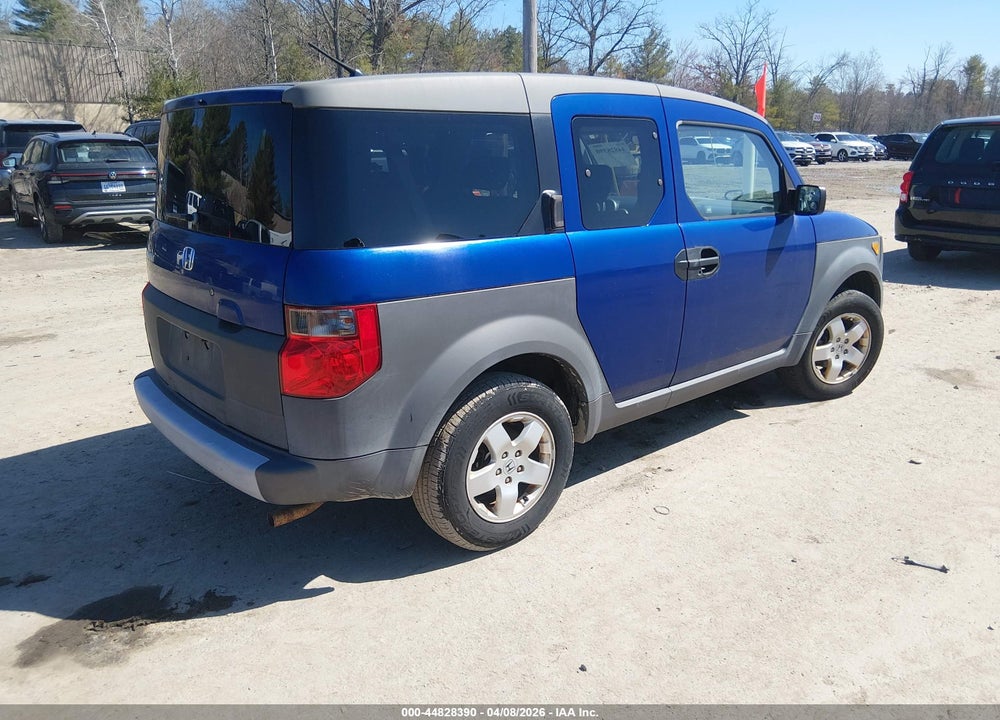 2004 HONDA ELEMENT EX VIN: 5J6YH18564L005445