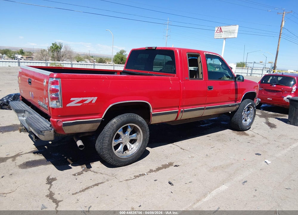 1998 CHEVROLET K1500 FLEETSIDE VIN: 2GCEK19R7W1251196