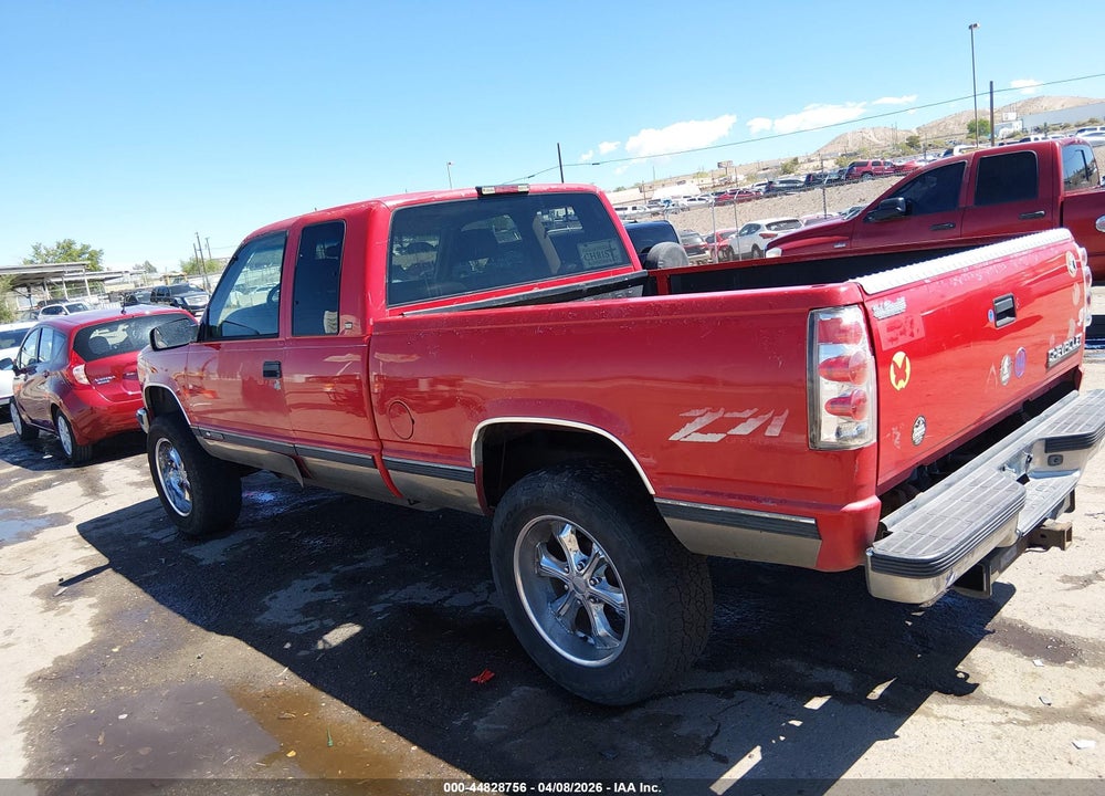1998 CHEVROLET K1500 FLEETSIDE VIN: 2GCEK19R7W1251196