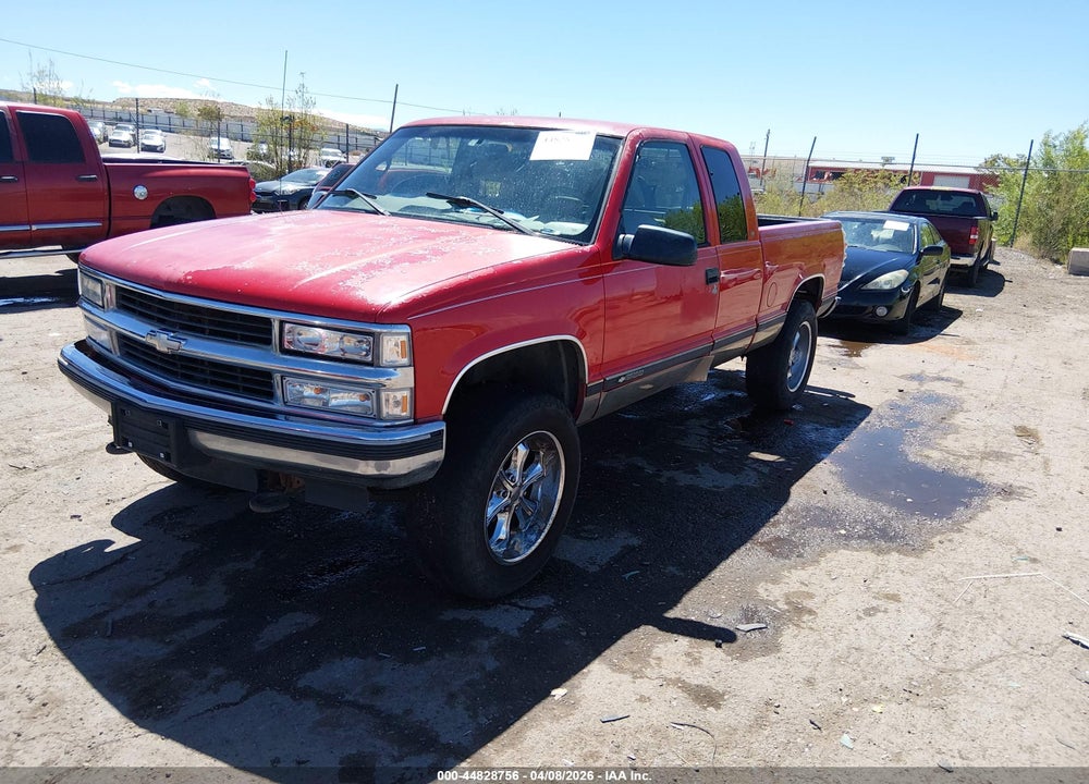 1998 CHEVROLET K1500 FLEETSIDE VIN: 2GCEK19R7W1251196