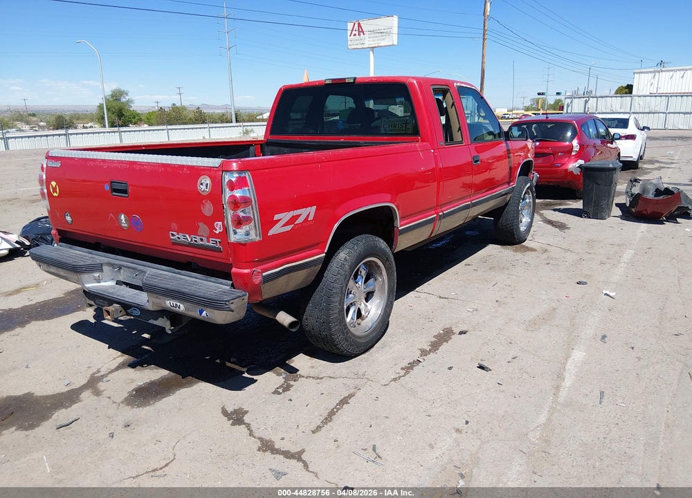 1998 CHEVROLET K1500 FLEETSIDE VIN: 2GCEK19R7W1251196