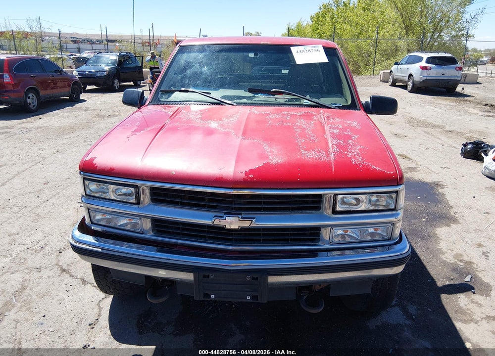 1998 CHEVROLET K1500 FLEETSIDE VIN: 2GCEK19R7W1251196