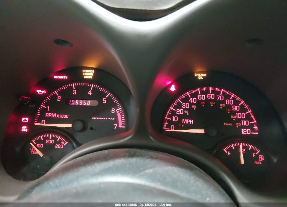 2000 PONTIAC GRAND AM SE1 VIN: 1G2NF12EXYM758990