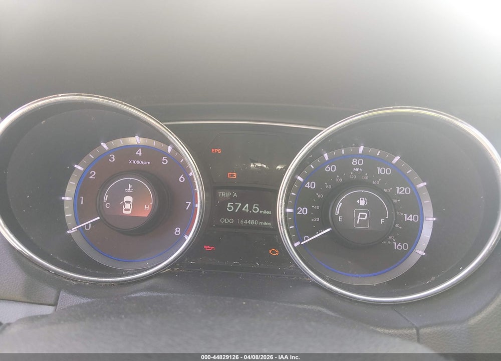 2012 HYUNDAI SONATA GLS VIN: 5NPEB4AC6CH373843