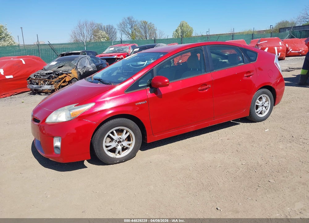 2011 TOYOTA PRIUS THREE VIN: JTDKN3DU6B0316451