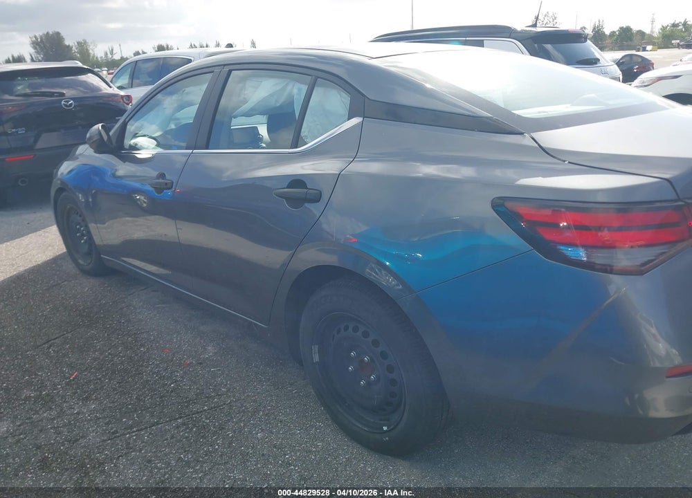 2025 NISSAN SENTRA S VIN: 3N1AB8BV8SY282437