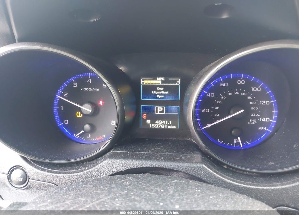 2015 SUBARU OUTBACK 2.5I PREMIUM VIN: 4S4BSACCXF3344341