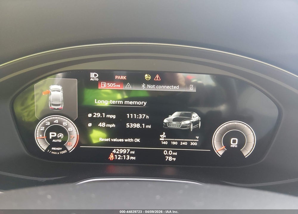 2024 AUDI A5 SPORTBACK PREMIUM PLUS 45 TFSI QUATTRO S TRONIC VIN: WAUFACF51RA050194