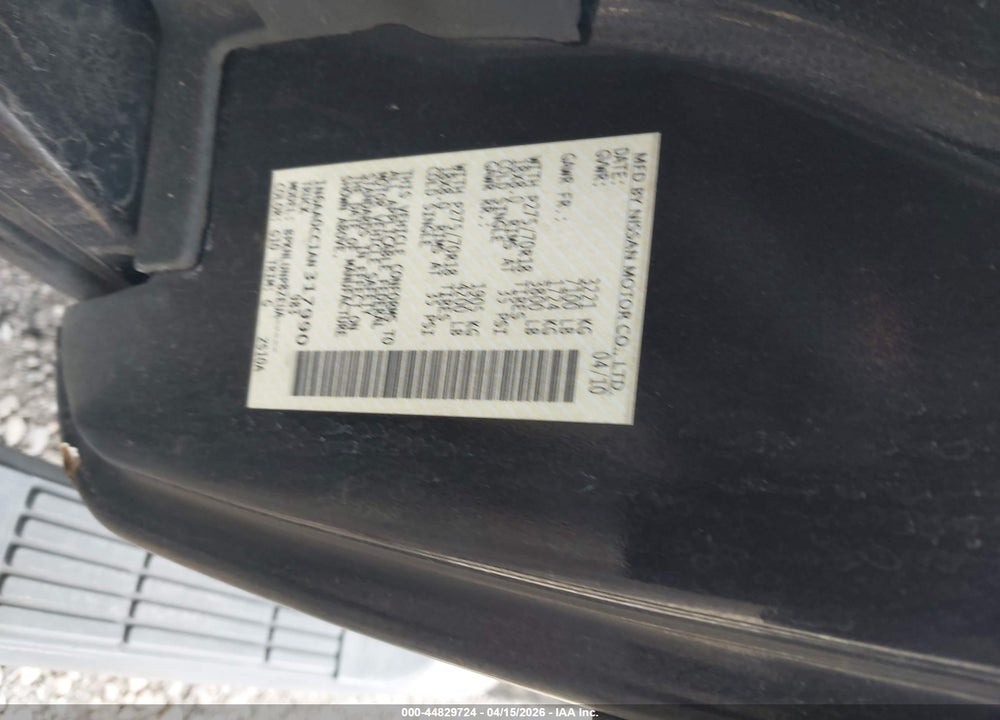 2010 NISSAN TITAN PRO-4X VIN: 1N6AA0CC1AN317990