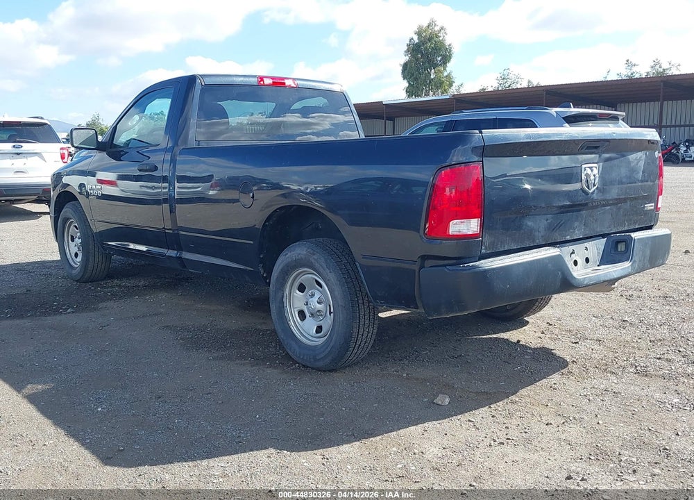 2019 RAM 1500 CLASSIC TRADESMAN  4X2 8' BOX VIN: 3C6JR6DG3KG502771